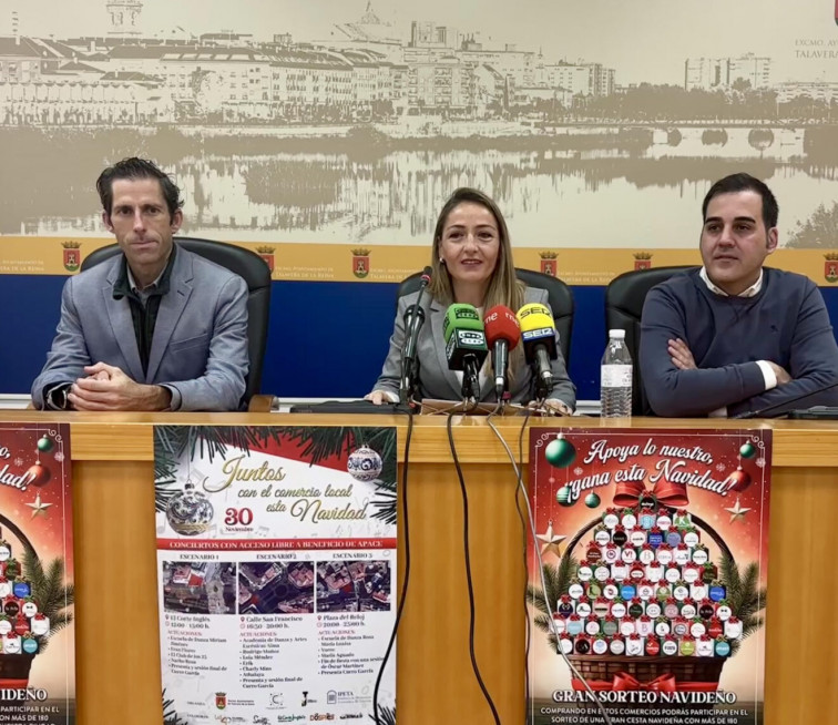 Talavera lanza la campaña de Navidad con el lema “Juntos con el comercio local, esta Navidad”