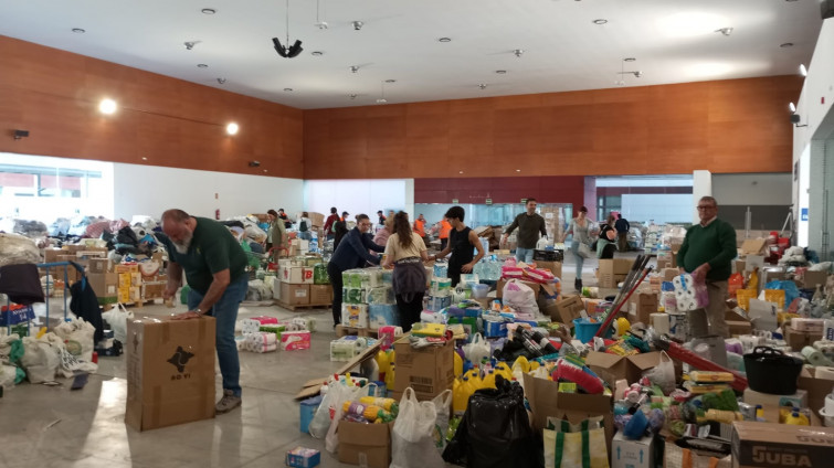 Vecinos de Talavera de la Reina reúnen ayuda para los mas afectados en el Recinto de Talavera Ferial
