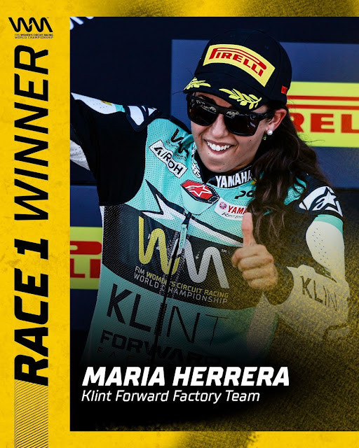 María Herrera pierde el campeonato del mundo de motociclismo en los últimos segundos de carrera