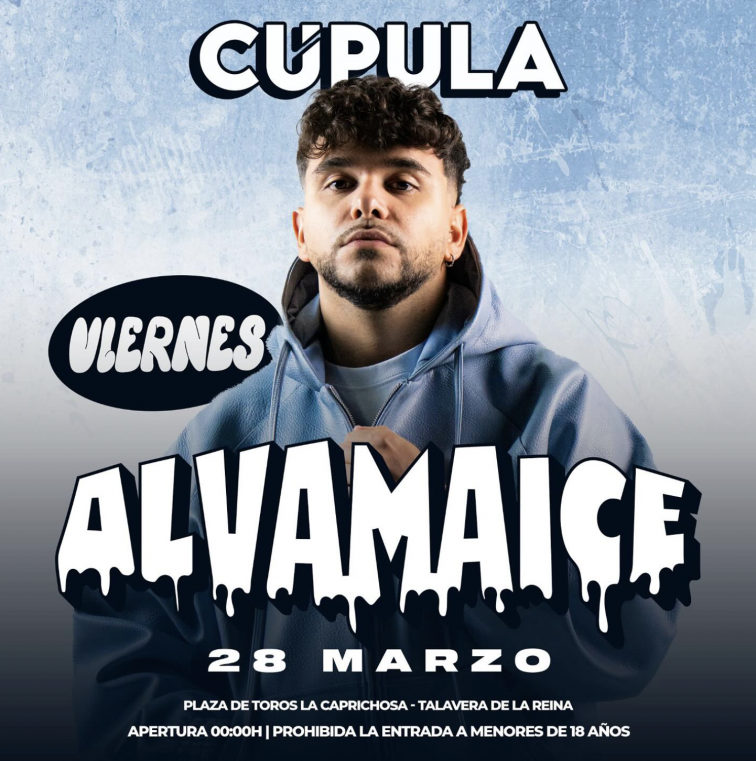 No te pierdas a Alvama Ice este viernes en La Cúpula ¡Últimas entradas!
