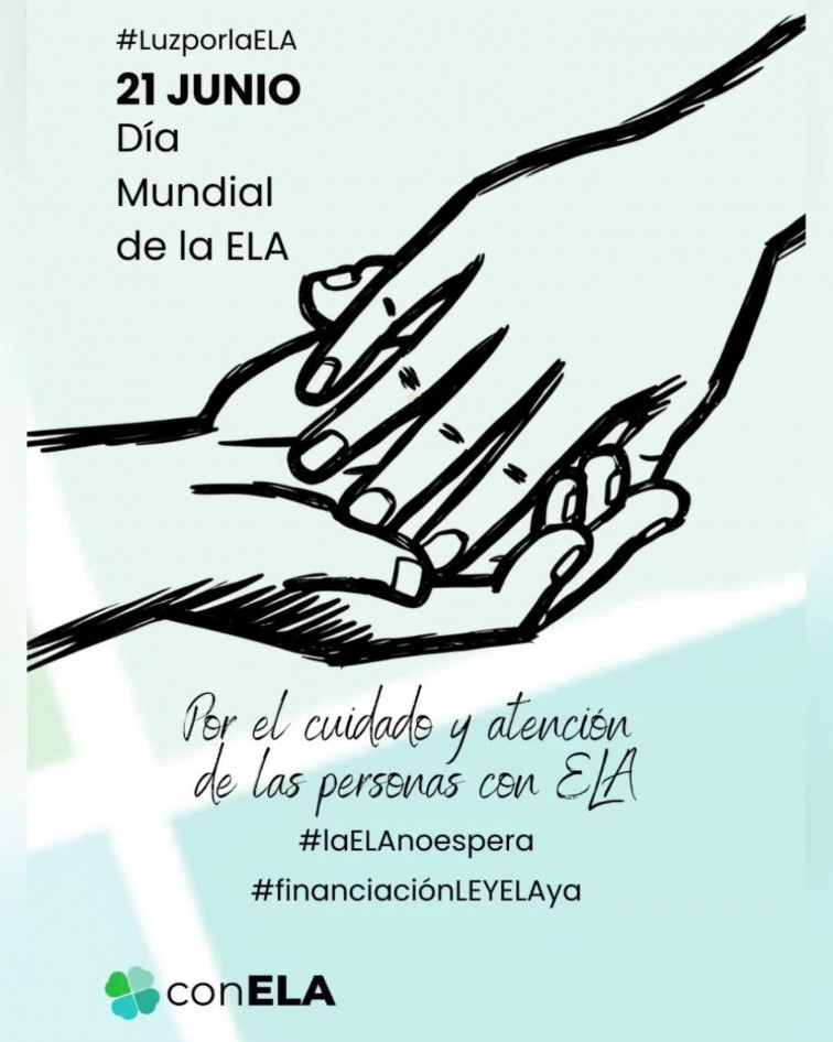 Apoya a las personas con ELA con una luz verde en tu casa el día 21 de junio