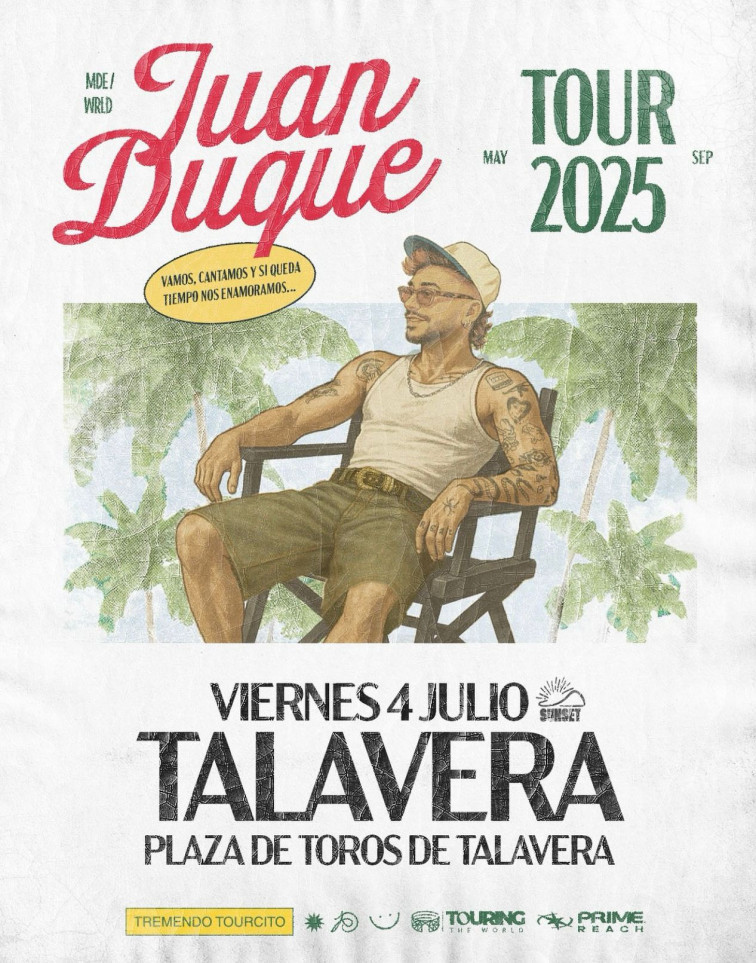 Juan Duque actuará en Sunset Talavera este viernes